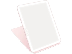 Espejo De Maquillaje Plegable Portátil Con 72 Led, 3 Modos De Luz Y Batería Recargable Usb De 1800 Mah.