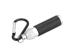 2026-linterna Led Mini Portátil De Aleación De Aluminio Colorida Útil Llavero (negro)