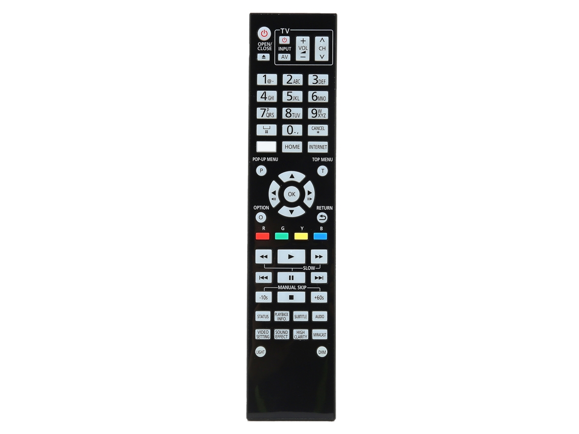 Control remoto N2qaya000130 para reproductores de Blu-ray DVD Dmp-ub900, Dmp-ub900gn y Dmp-bdt700