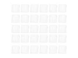 30pcs Parafusos De Isqueiro Plástico Grid Para Pesca De Carpa Barco Lago Rio Branco