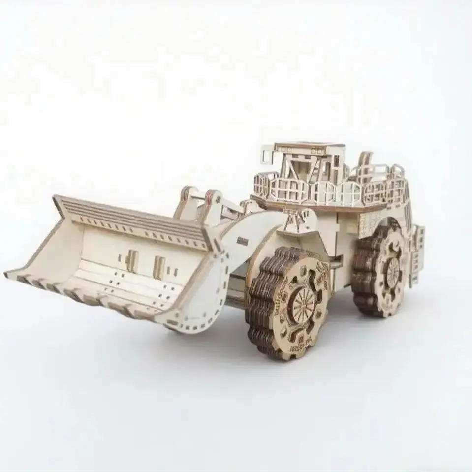 Rompecabezas 3d, Juguetes De Madera Para Armar, Regalos De Maquetas De Excavadoras