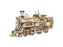 Robotime Maqueta De Madera Modelo Tren De Mercancías Vintage En 3d Madnesstoysvolumen