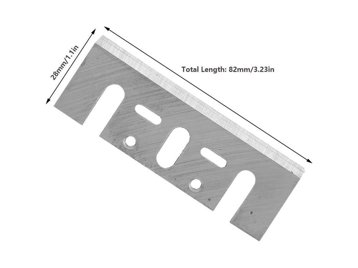 4 cuchillas HSS de 82 mm para cepillo eléctrico Makita 1900b 1100 1902 1923b KP0800 N1900b