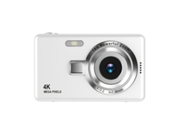 Cámara Digital Portátil 4k Hd Con Enfoque Automático Y Luz De Relleno Veanxin (blanca)