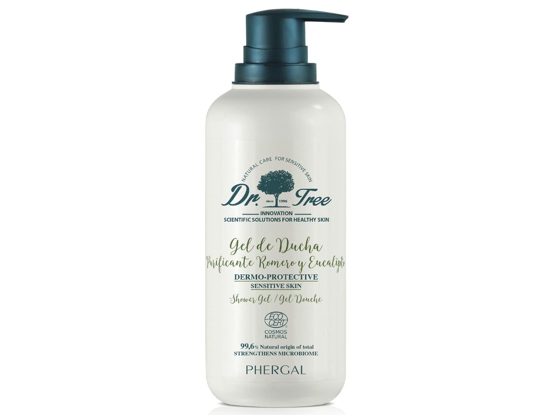 Gel de Ducha Dr. Tree Piel Sensible Eucalipto Romero Purificante 500 ml