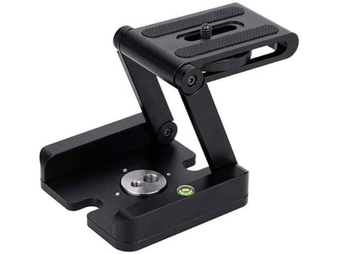 1 Pieza De Soporte Para Cámara Portátil, Plegable, Inclinable Y Práctico Con Placa De Liberación Sencilla.