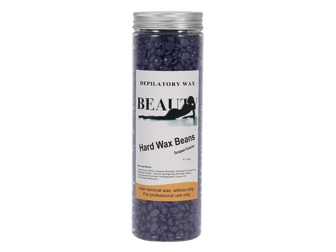 400g Cera Quente Dura Feijão Depilatória Remoção Cabelo Corpo Axilas Lavanda