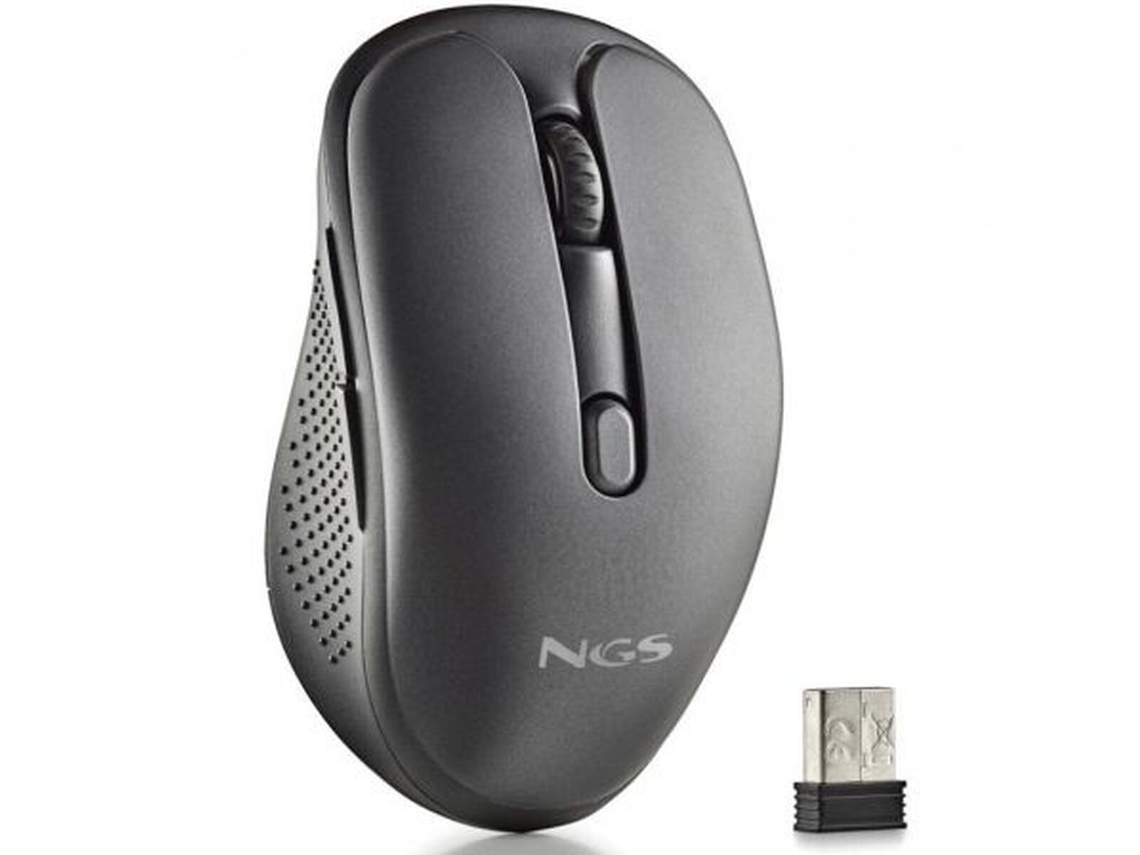 Ratón NGS EVOSPOOK (Negro - Bluetooth)