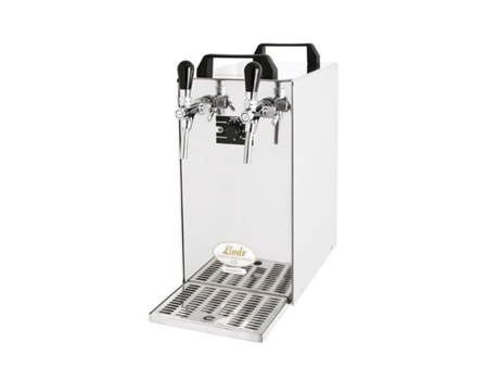 Dispensador de cerveza LINDR Kontakt 40 / K 2ICH-ZAPFEline 50 litros / h, con bomba de membrana, Green Line