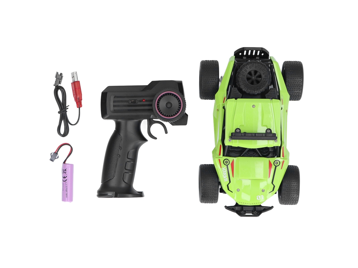 Mini Coche Teledirigido 4x4 De Alta Velocidad Para Simulación De Derrapes Todoterreno, Para Mayores De 6 Años (verde).