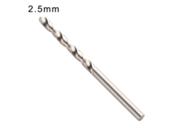 Broca Helicoidal De Acero De Alta Velocidad De 2,5 Mm, Resistente Al Desgaste, Para Carpintería Y Metalurgia.