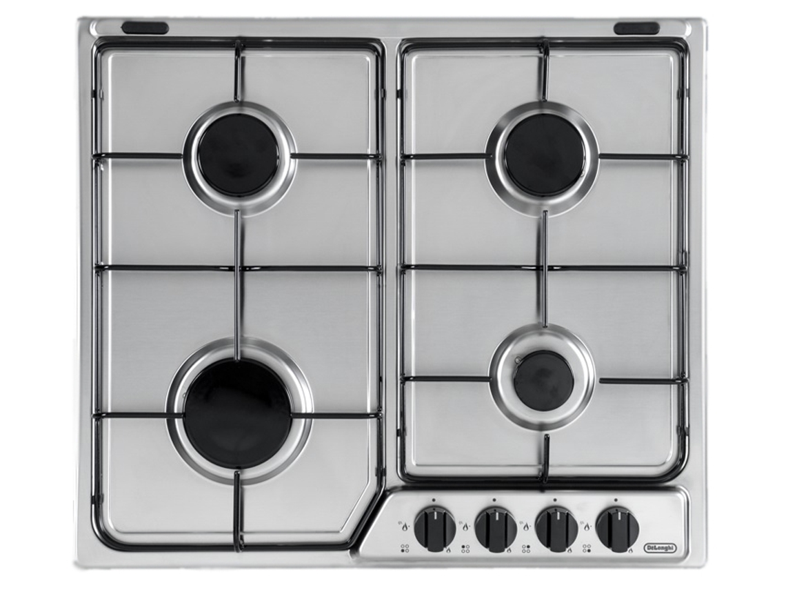 Placa de Gas DE'LONGHI YAF46 ASV (58 cm - Inox)