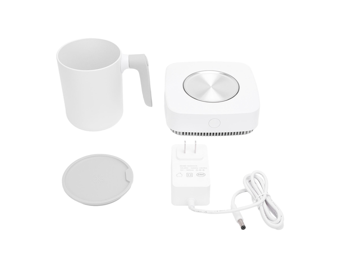 Juego De Taza 2 En 1 Con Base Para Calentar/enfriar, 3 Ajustes De Temperatura Y Taza De 450 Ml.