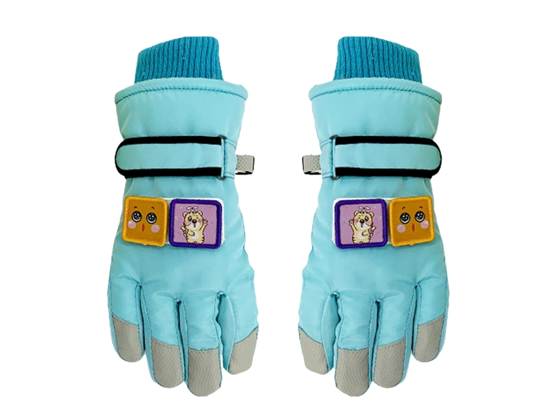 NEVEANCE Guantes de Invierno Impermeables para Niños, Guantes Cálidos de Esquí y Snowboard para Exterior