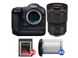 Canon Eos R3 + Rf 15-35mm F/2.8 L Is Usm + 3 Sandisk 512gb Extreme Pro Cfexpress Type B + 2 Canon Lp-e19 + Ebook Pricedirect