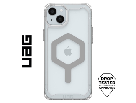Funda para iPhone 15 S/15 UAG Acrílico Plateado