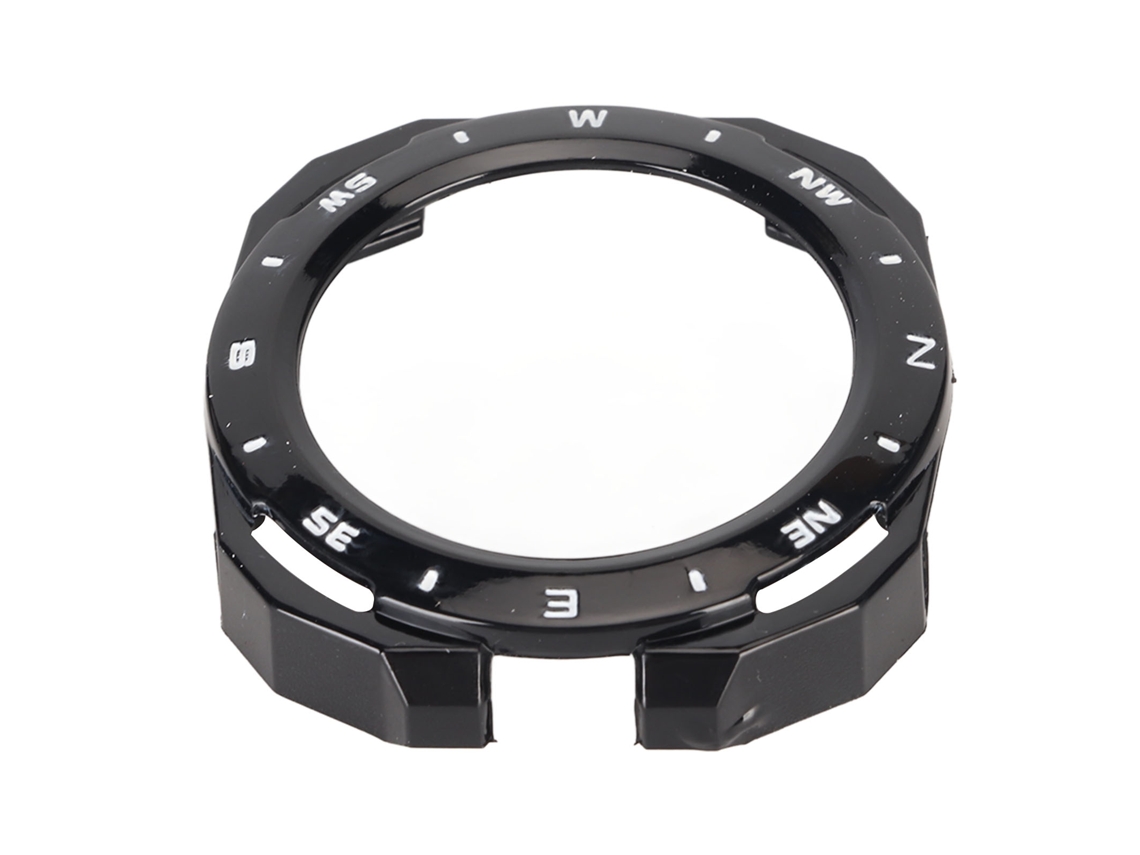 Funda protectora antigolpes de policarbonato para Huawei Watch GT Cyber, color blanco y negro.