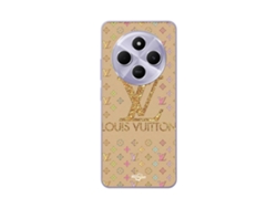 Funda Louis Vuitton Lv Logotipo Dourado para Xiaomi Redmi 14C MANIACASE Negro