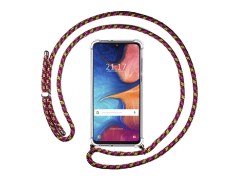 Carcasa Samsung Galaxy A20e 5.8" TUMUNDOSMARTPHONE Colgante Rosa