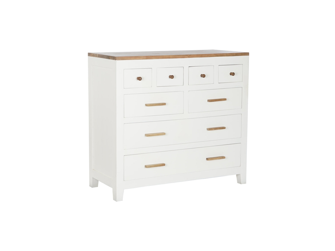 Comoda Mango Acacia Blanco 110x45x100cm