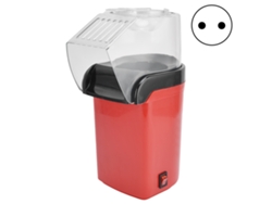 Máquina Eléctrica Antiadherente Para Hacer Palomitas De Maíz Con Base Antideslizante, 1200 W, Color Rojo.