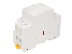 Contactor De Ca Doméstico Mini 2p 63a 220v 50hz Con Montaje En Riel Din 2no