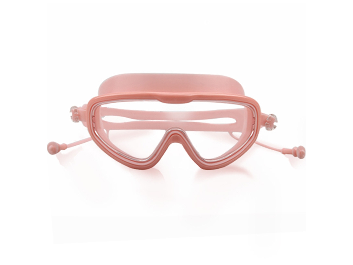 Gafas de natación con tapones para los oídos, antivaho, protección UV y sin fugas.