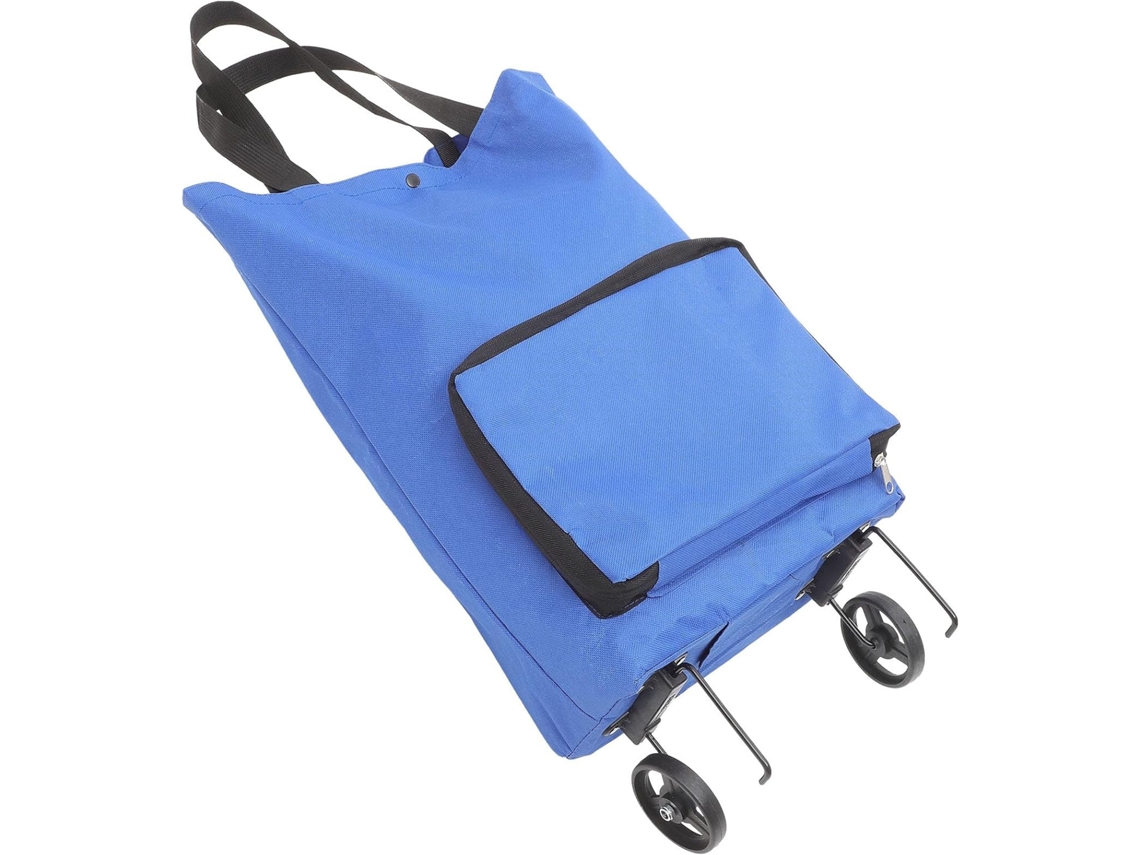 Bolsa De Compras Plegable De Gran Capacidad Ciieeo Con Ruedas, Hecha De Tela Oxford, Portátil.
