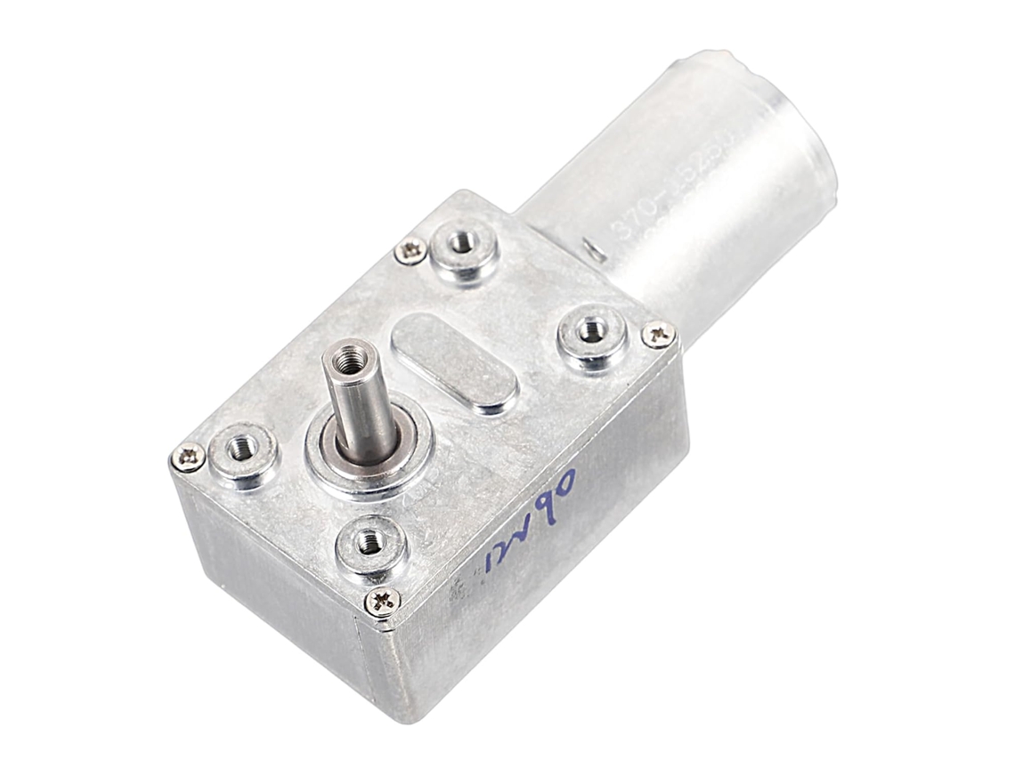 Motor De Máquina 370 Con Engranajes De Tornillo Fino, Turbo 90 Rpm, Autoblocante, Integración De Equipo