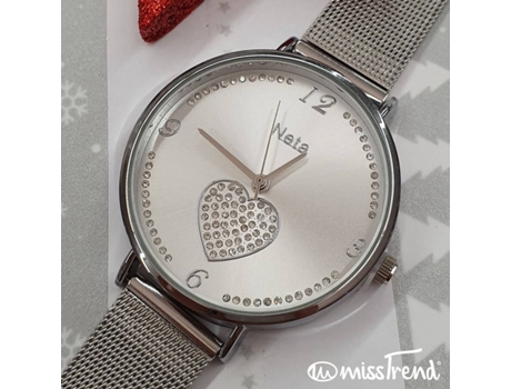 Reloj MISSTREND Exclusivo Neta Acero Mujer (Plateado - TU)