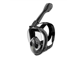 Gafas de buceo de amplio campo de visión, diseño a prueba de fugas para niños de 6 a 12 años, negras, Digitallab