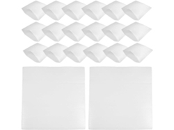 Bolsas de embalaje de espuma blanca, resistentes a los impactos, 30x30 cm, paquete de 25 unidades, protección para vajilla frágil. CHABERLU
