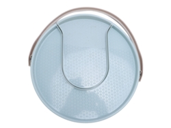 Estante Giratorio Para Especias, Abs, 28 Cm, 2 Compartimentos, Organizador Giratorio Para Cocina, Azul