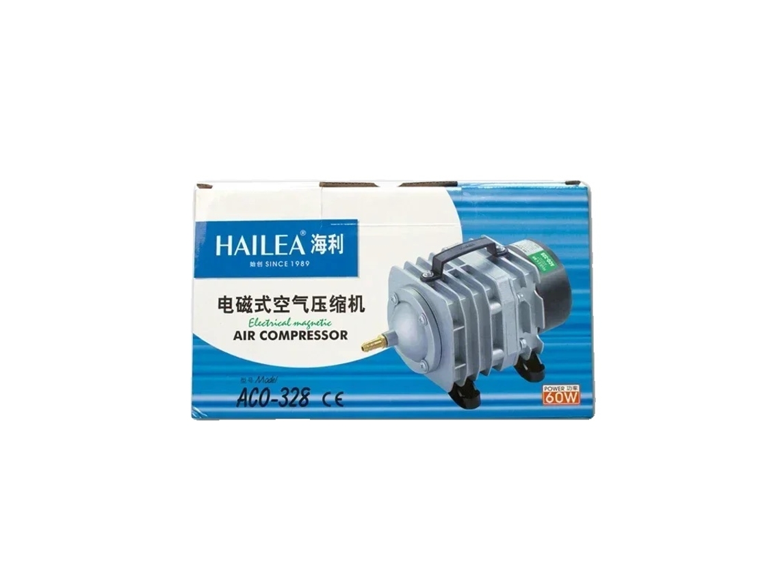 Compresor de aire Hailea, diseñado para peces, 328 60 W, adaptador UE 220 V 50 Hz OEM