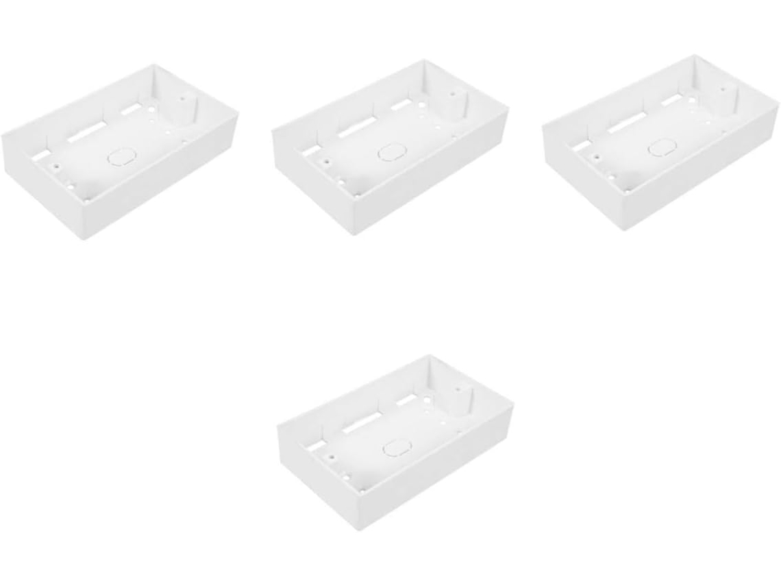4 Tapas Reforzadas Para Cajas De Enchufes De Pared