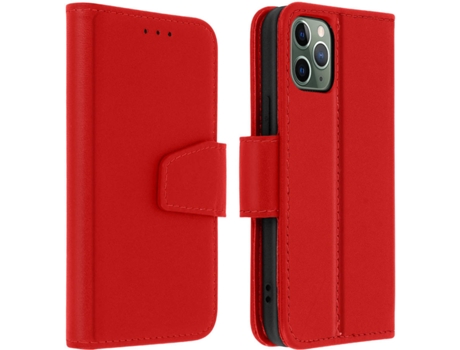 Funda iPhone 11 Pro Max AVIZAR Tarjetero Rojo