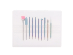 Juego De 10 Brocas Para Taladro Eléctrico De Uñas - Accesorio Para Manicura Y Pedicura