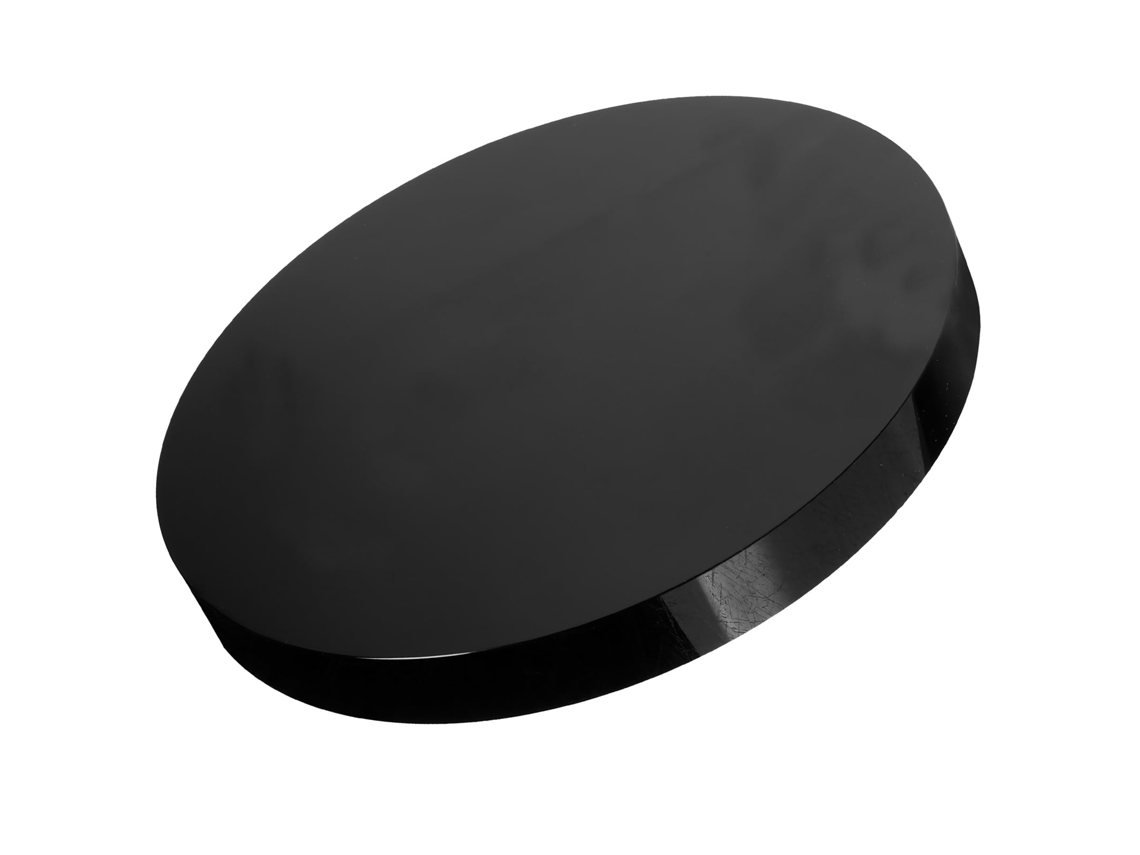 Espejo De Obsidiana Parvística, Espejo Redondo, Espejo De Adivinación Para Meditación Y Lectura De La Fortuna, Sin Soporte.