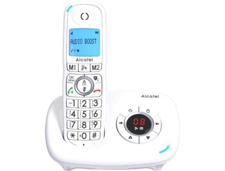 Teléfono Fijo ALCATEL XL 585 Blanco