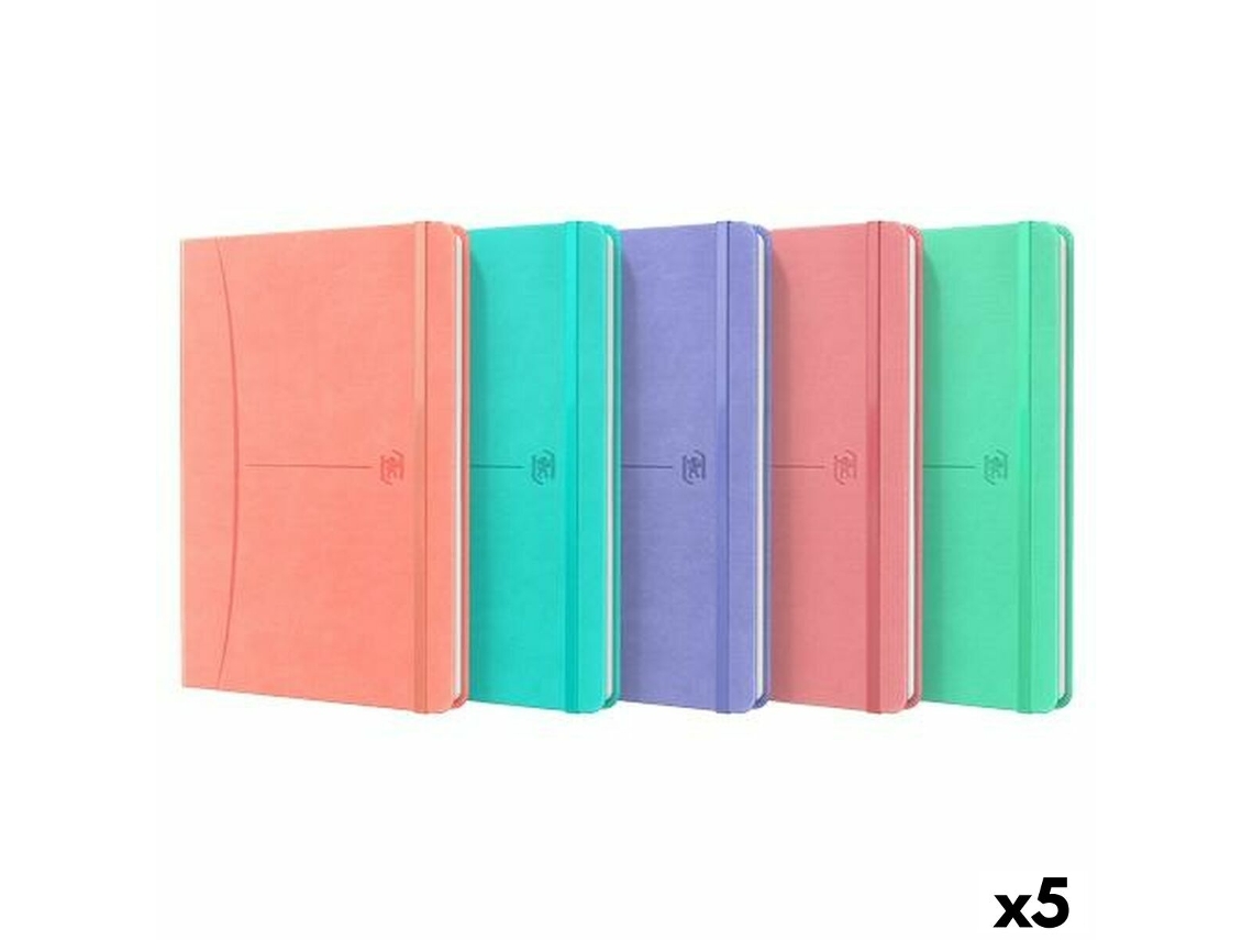 Cuaderno OXFORD Liso 80 Hojas A5 5 Unidades
