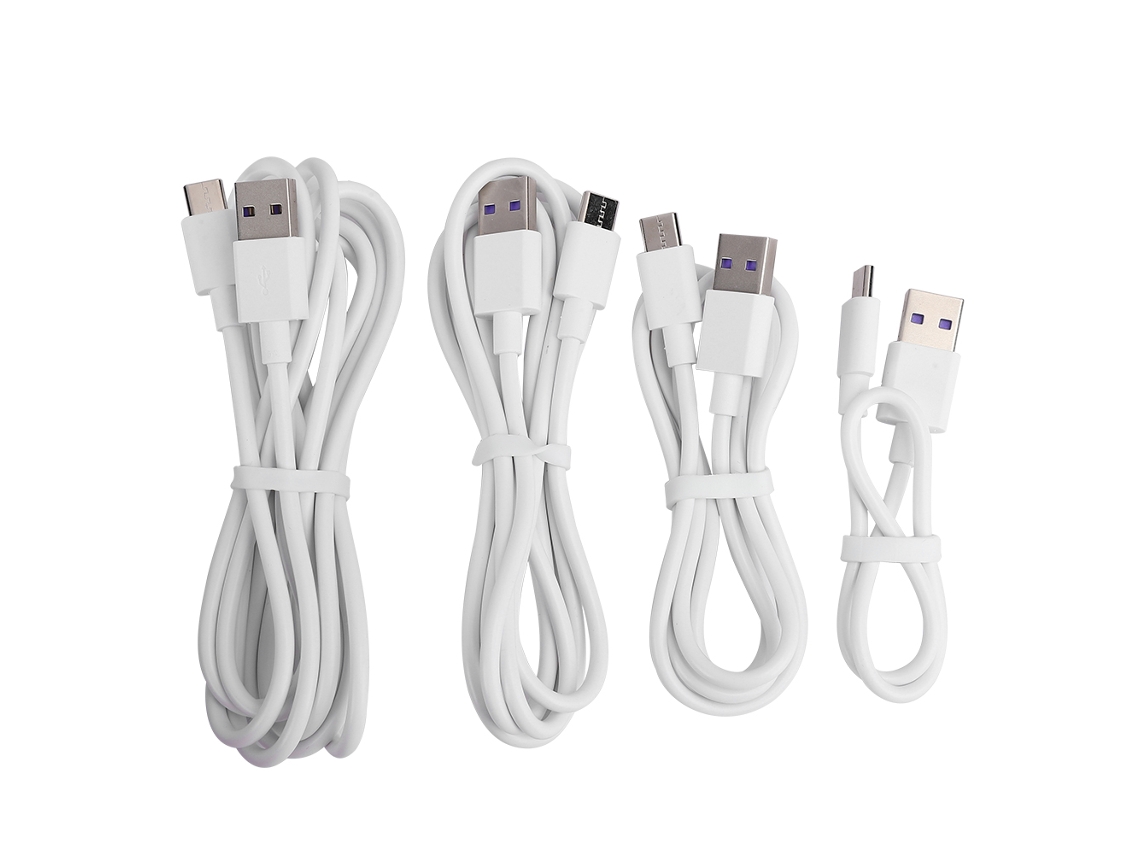 Kit de 4 cables de datos USB Tipo-C YHL con carga rápida de 5A.