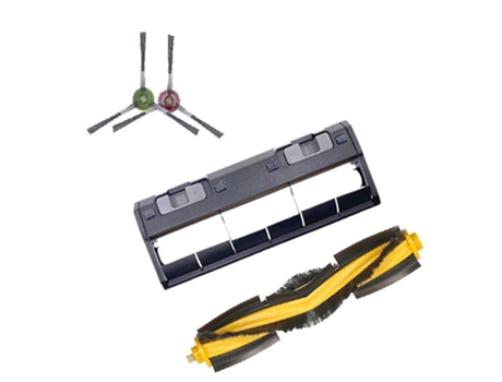 Kit de cubierta de cepillo principal para cepillos laterales compatible con Ecovacs Deebot Ozmo 950 Robotic