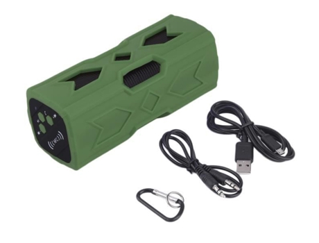 Bluetooth 3D Speaker Música Inalámbrica + Energía Móvil Verde