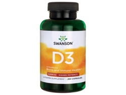 SWANSON Vitamin D3 2000 Iu Higher Potency 250 Capsulas