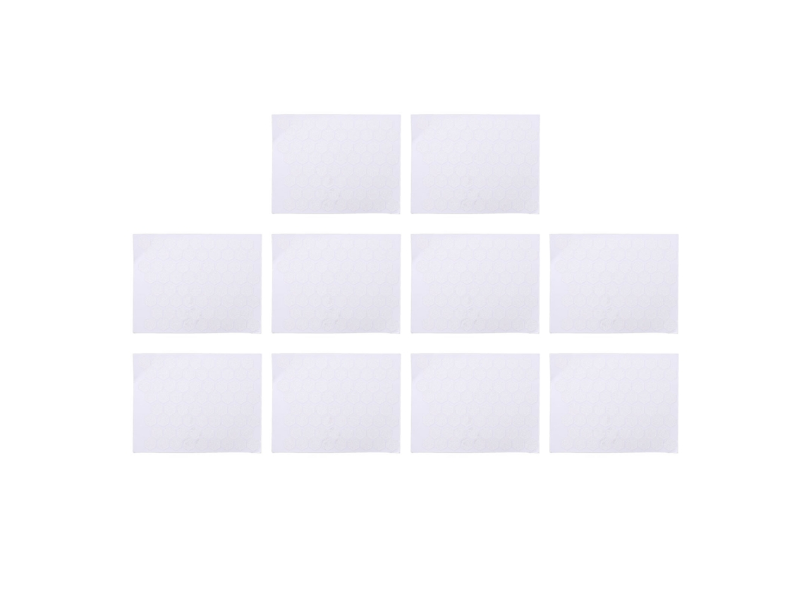 10 pegatinas hexagonales texturizadas, absorbentes del sudor, antideslizantes, para ratón de juegos, teléfono móvil, portátil, tableta.