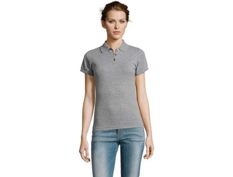 Polo de Mujer SOLS Prime Mezcla Gris (2XL)