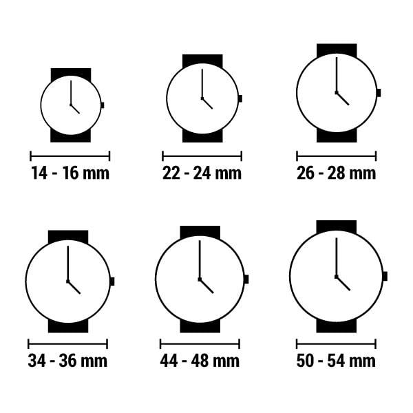 Reloj Nautica Napbrw003 para hombre de cuarzo con correa caucho analogico en silicona