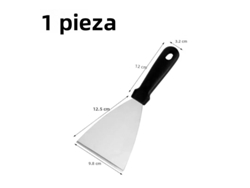 (tipo A, 1 Pieza) Parrilla Y Pala De Acero Inoxidable, Resistente Al Calor, Adecuada Para Hacer Hamburguesas Y Tortillas.