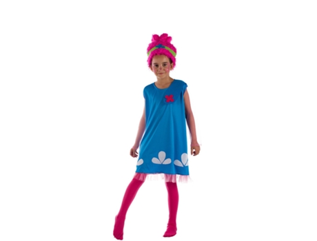 Disfraz de Niña EL REY DEL CARNAVAL Troll (6 - 7 años)