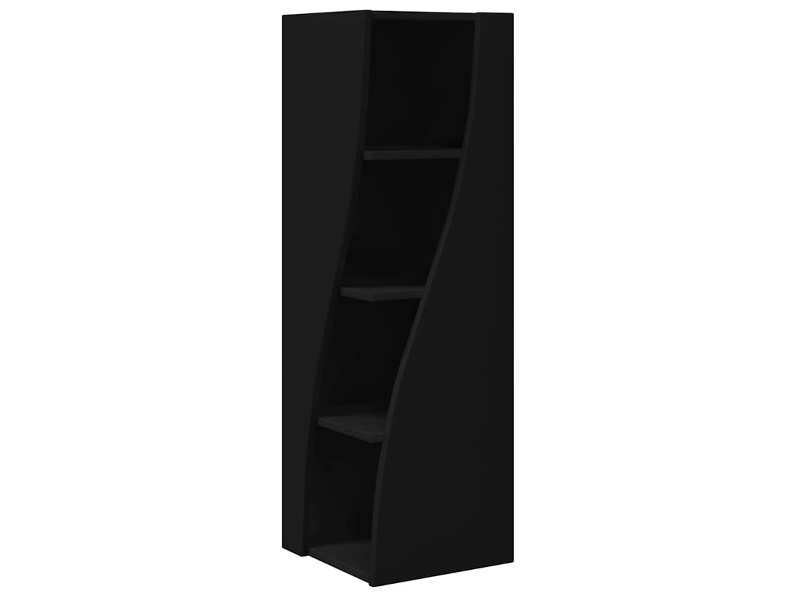 Mueble de esquina negro 32x32x102cm Madera procesada MAISON EXCLUSIVE